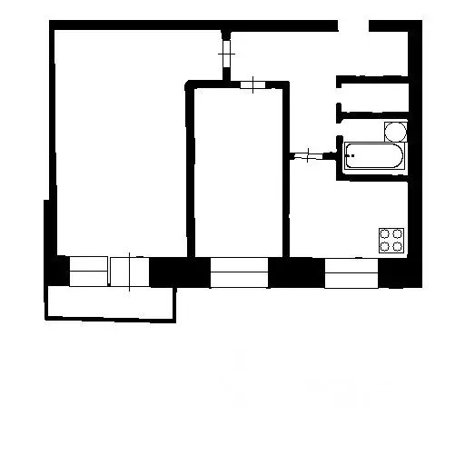 2-к кв. Московская область, Лыткарино Октябрьская ул., 30 (47.0 м) - Фото 2