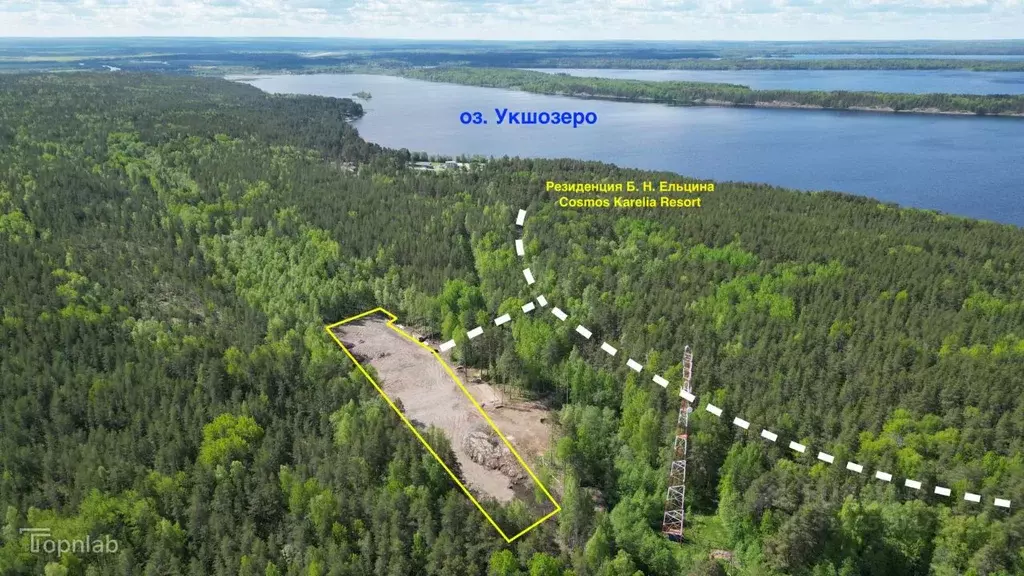 Участок в Карелия, Прионежский район, Шуйское с/пос, д. Шуйская Чупа  ... - Фото 1