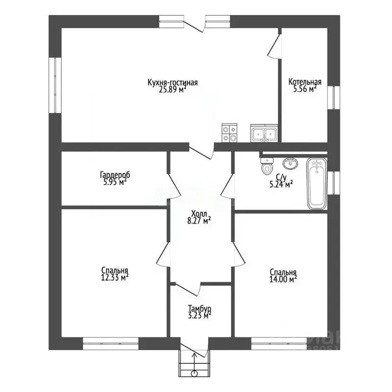 Дом в Ростовская область, Аксайский район, Щепкинское с/пос, пос. ... - Фото 2