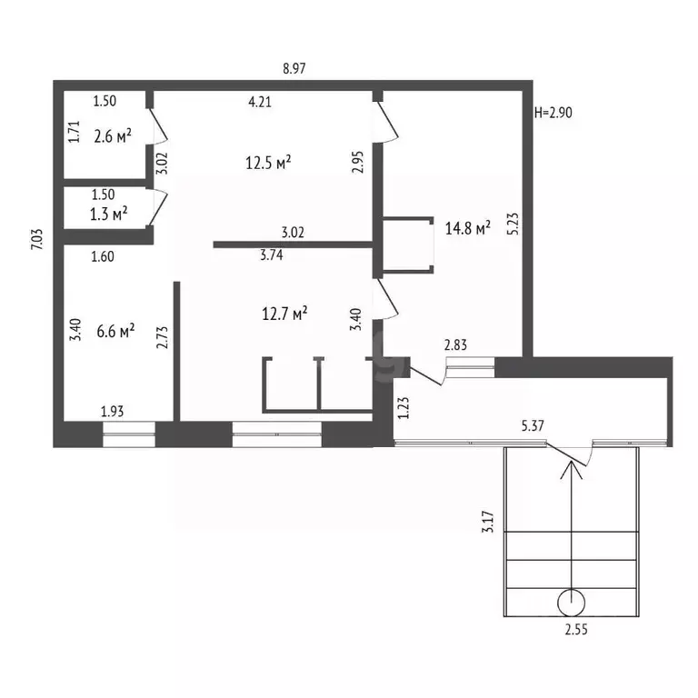Помещение свободного назначения в Башкортостан, Стерлитамак ... - Фото 1