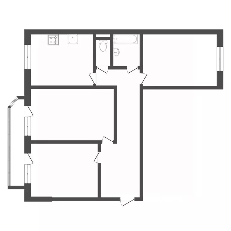 3-к кв. Тюменская область, Тюмень Широтная ул., 130к2 (90.8 м) - Фото 2