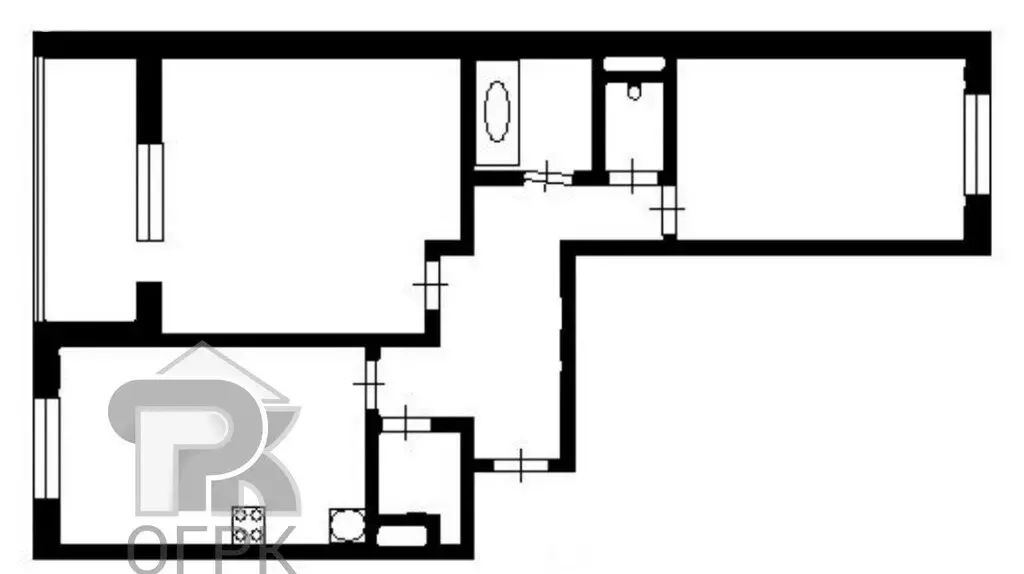 2-комнатная квартира: Балашиха, микрорайон Железнодорожный, Луговая ... - Фото 0