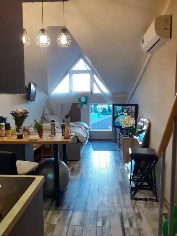 Студия Краснодарский край, Сочи Мамайка мкр, ул. Фадеева, 27Б (35.0 м) - Фото 0