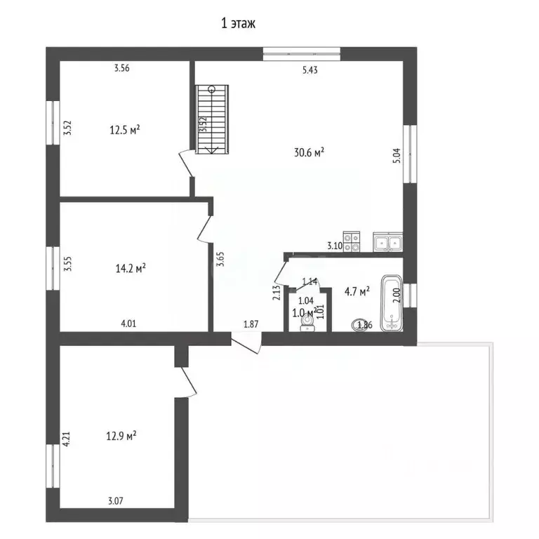 Дом в Тюменская область, Тюмень ул. Бабарынка (76 м) - Фото 2