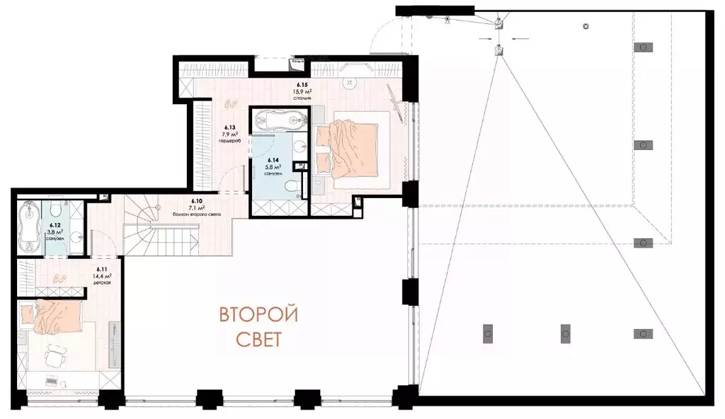 3-к кв. Москва ул. Казакова, 7 (140.1 м) - Фото 1