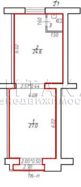 Помещение свободного назначения в Санкт-Петербург ул. Типанова, 19 (54 ... - Фото 1