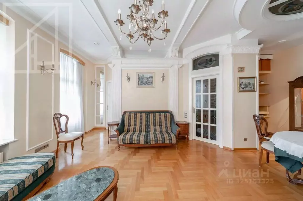 4-к кв. Москва ул. Остоженка, 7С1 (120.0 м) - Фото 1