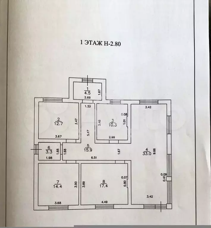 Дом 220 м на участке 8 сот. - Фото 1