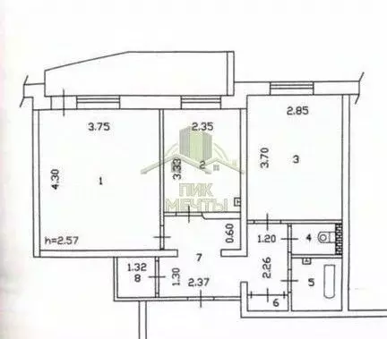 2-к кв. Бурятия, Улан-Удэ Ключевская ул., 72 (48.6 м) - Фото 2