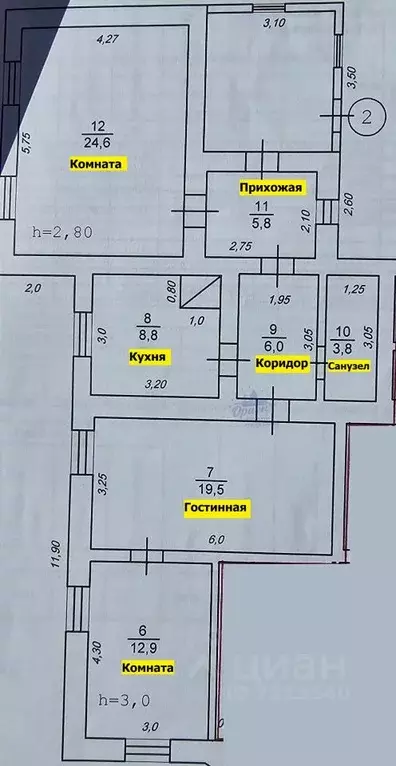 3-к кв. Нижегородская область, Ворсма Павловский район, ул. 2-я ... - Фото 1