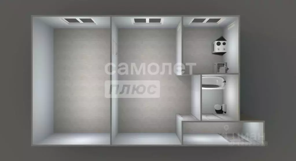 2-к кв. Московская область, Подольск Львовский мкр, ул. Садовая, 6А ... - Фото 1