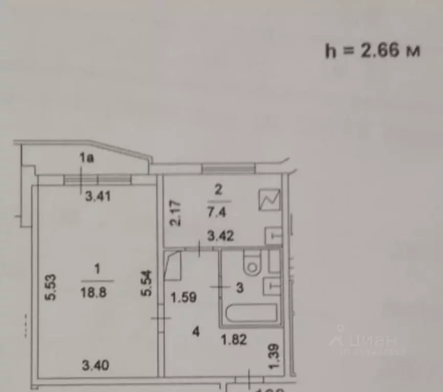 1-к кв. Москва Святоозерская ул., 32 (38.0 м) - Фото 0