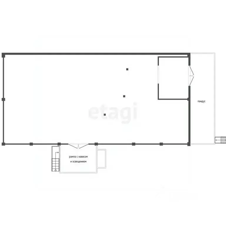 Склад в Забайкальский край, Чита Ковыльная ул., 27с8 (414 м) - Фото 2