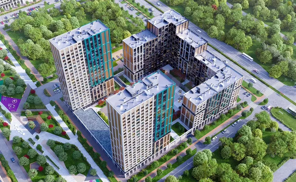 3-к. квартира, 82,3 м, 5/22 эт. - Фото 0