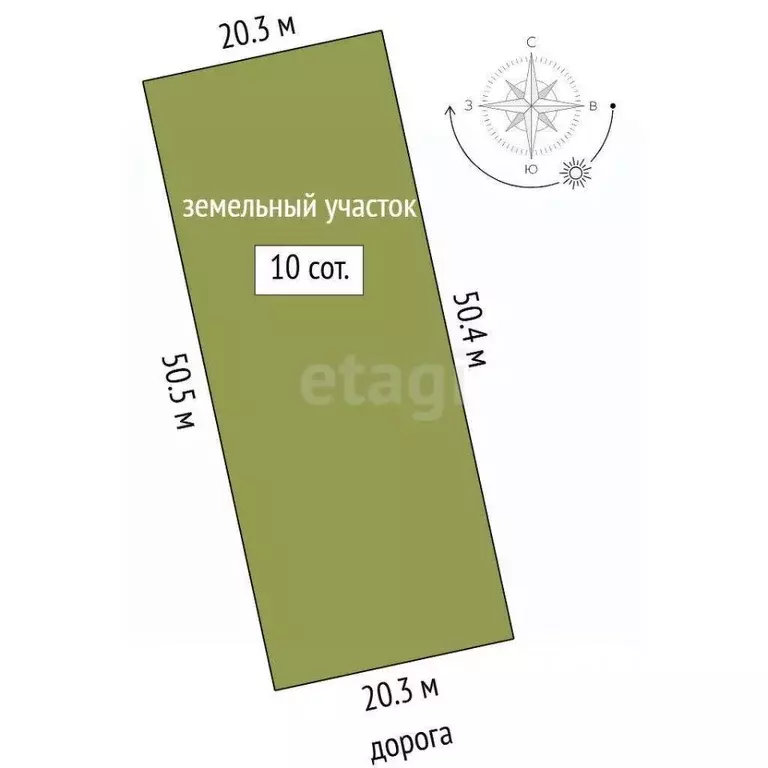 Участок в Тюменская область, Нижнетавдинский муниципальный округ, ... - Фото 2