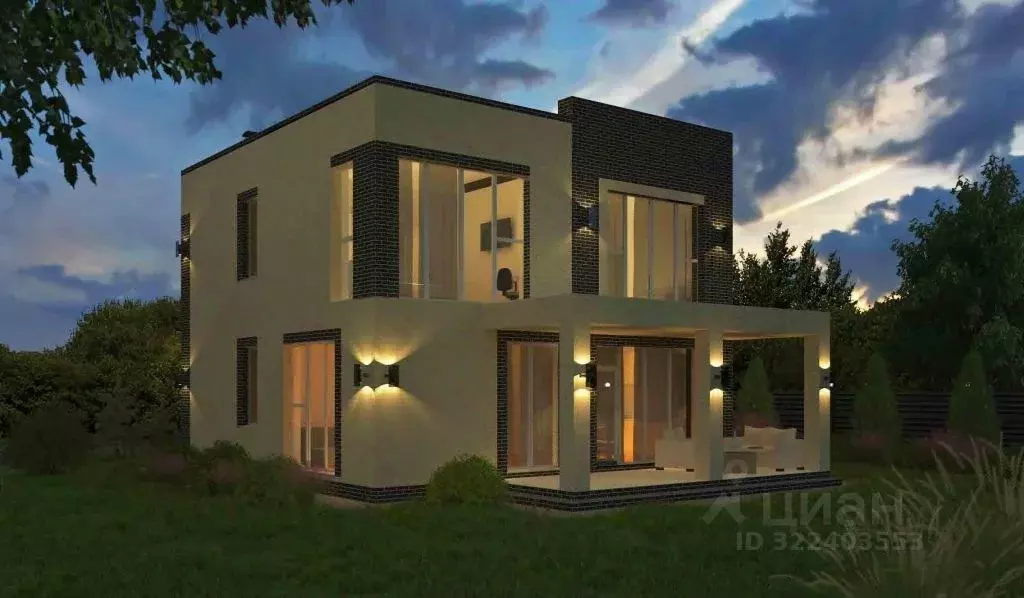 Дом в Нижегородская область, Нижний Новгород д. Афонино, ул. Зеленый ... - Фото 0