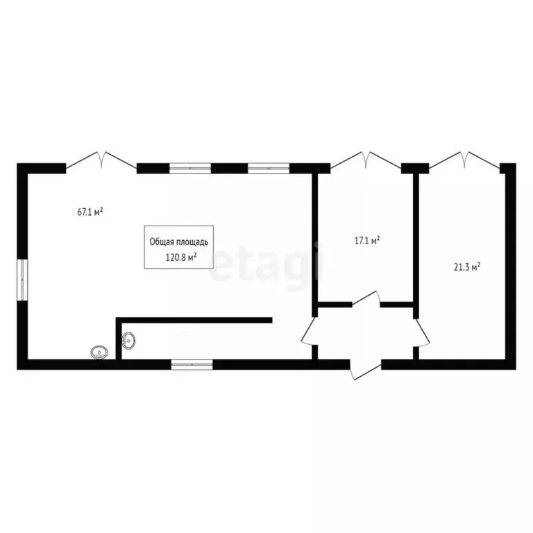 Склад в Новосибирская область, Новосибирск ул. Писемского, 6 (121 м) - Фото 2