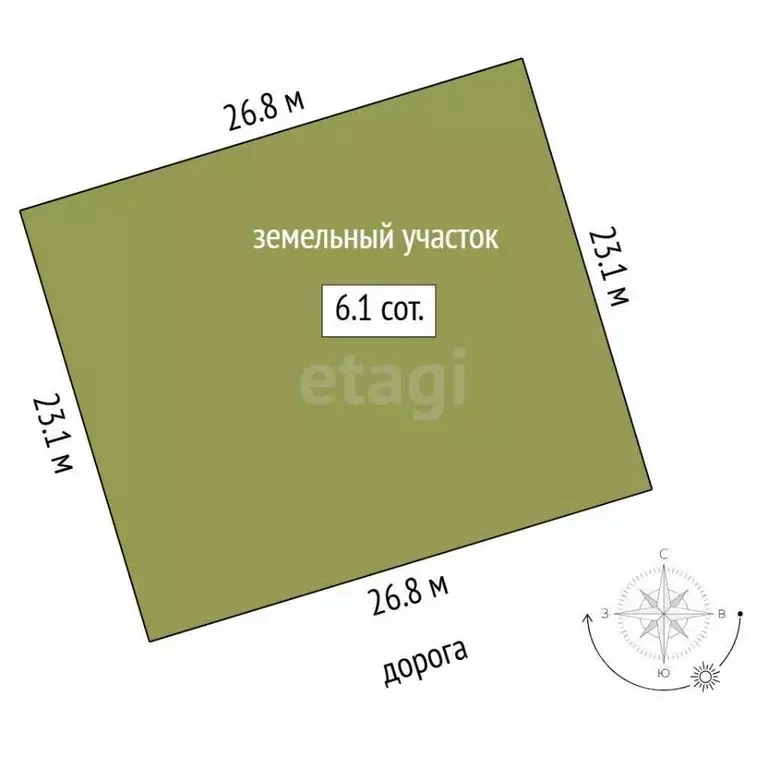 Участок в Тюменская область, Нижнетавдинский муниципальный округ, ... - Фото 1