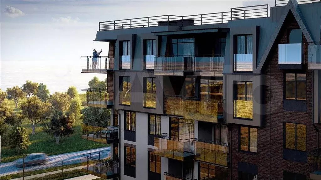 1-к. квартира, 43,5 м, 4/5 эт. - Фото 1