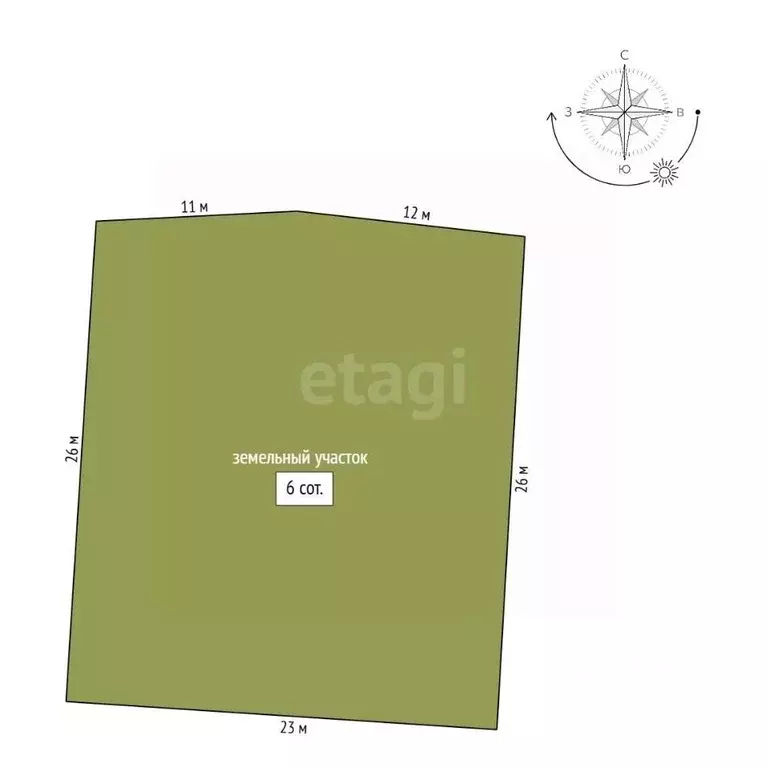 Участок в Амурская область, Благовещенский район, Колос СТ  (600.0 ... - Фото 2