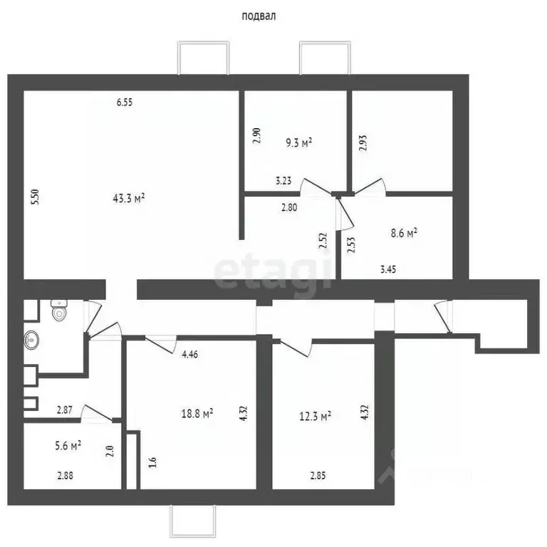 Помещение свободного назначения в Москва Молодежная ул., 3 (140 м) - Фото 1