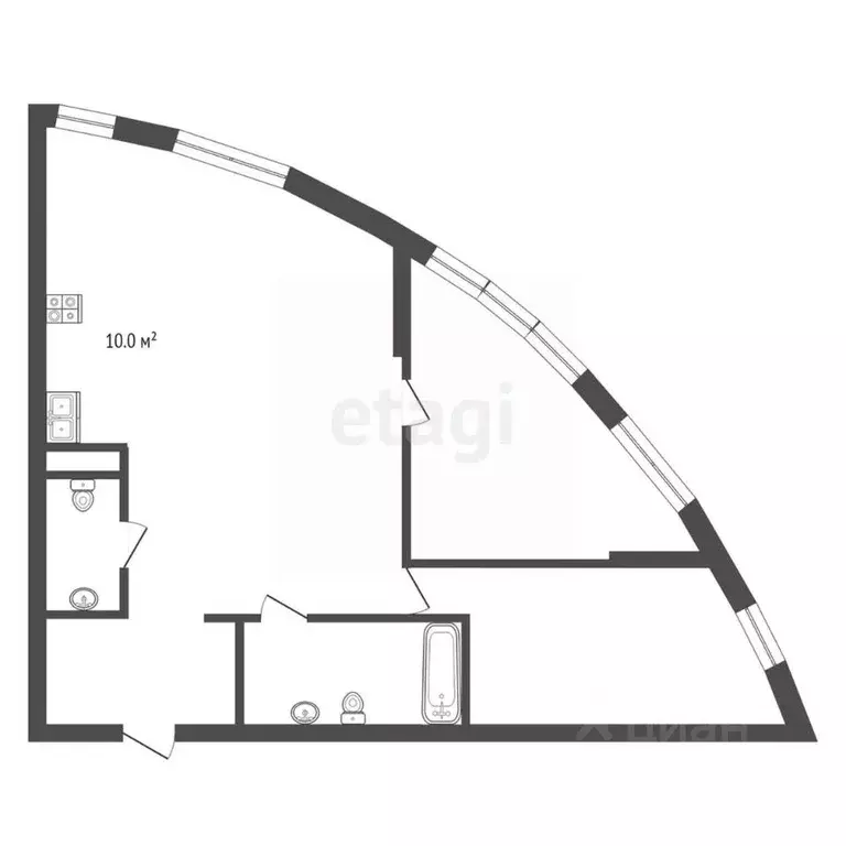 3-к кв. Московская область, Химки ул. Кудрявцева, 16 (90.0 м) - Фото 1