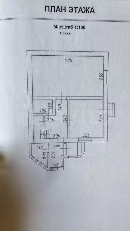 Дом 75 м на участке 2 сот. - Фото 1