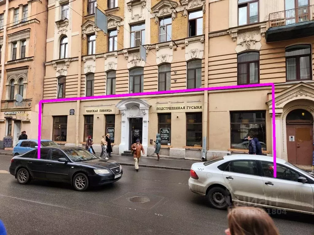 Помещение свободного назначения в Санкт-Петербург ул. Ломоносова, 28 ... - Фото 2