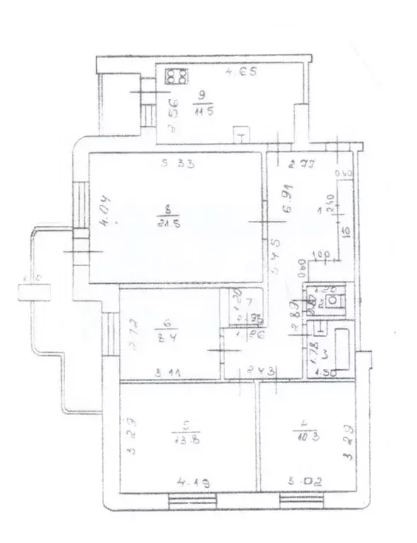 4-к кв. Липецкая область, Липецк ул. Доватора, 61 (90.0 м) - Фото 2