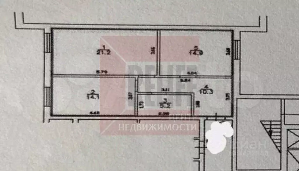 2-к кв. Калининградская область, Калининград Орудийная ул., 32Б (65.7 ... - Фото 2