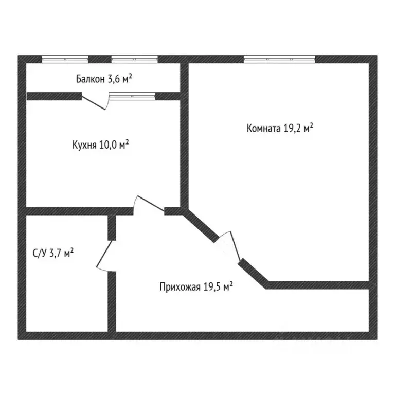 1-к кв. Краснодарский край, Новороссийск Южная ул., 21 (38.0 м) - Фото 2