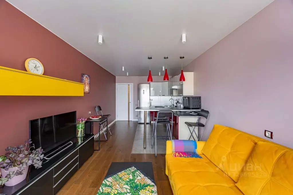 2-к кв. Санкт-Петербург Смоленская ул., 11к2 (50.0 м) - Фото 2