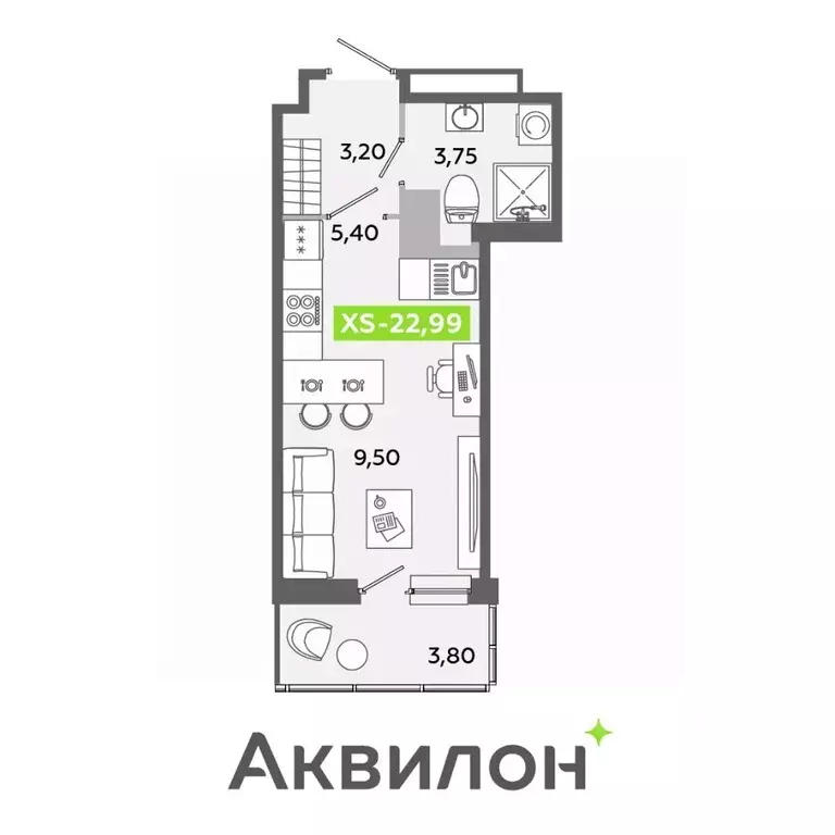 Студия Ленинградская область, Всеволожский район, Заневское городское ... - Фото 0