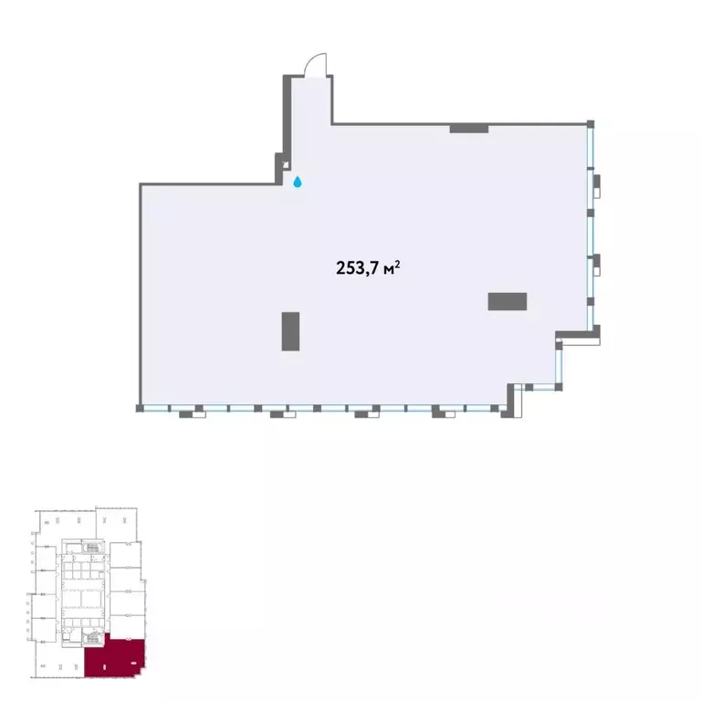 Офис в Москва Кинематографический кв-л,  (254 м) - Фото 2