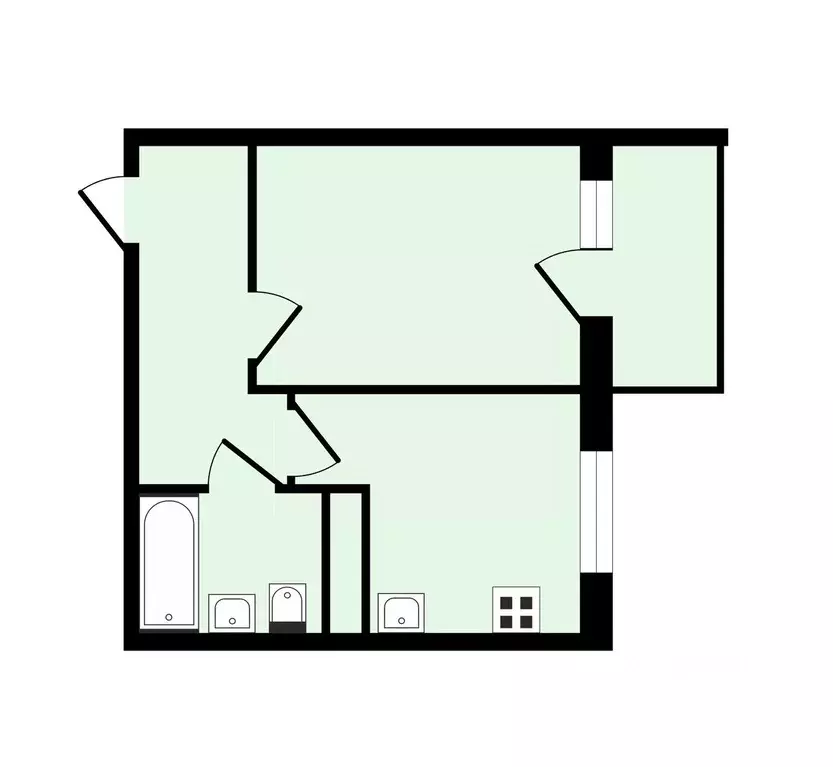1-к кв. Владимирская область, Владимир Добросельская ул., 180 (32.4 м) - Фото 1