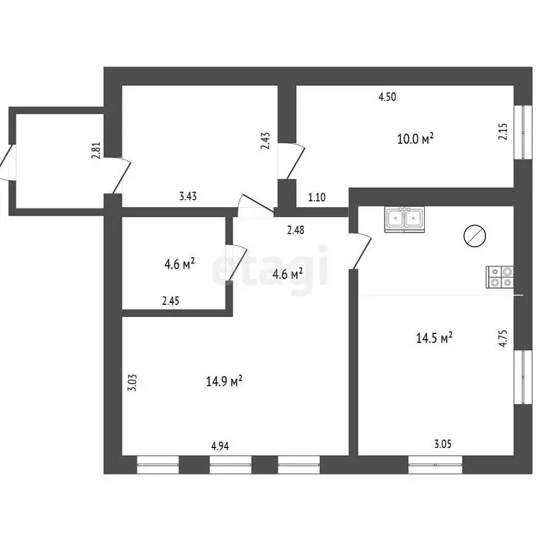 Дом в Воскресенск, улица Стрельцова (57 м) - Фото 0