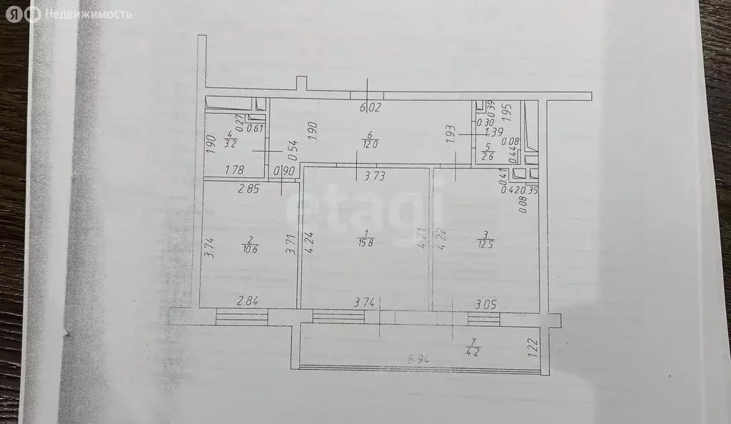 2-комнатная квартира: Казань, проспект Альберта Камалеева, 30 (56.7 м) - Фото 1