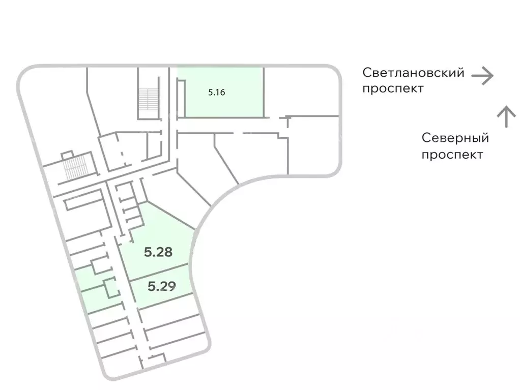 Офис в Санкт-Петербург Академическое муниципальный округ,  (268 м) - Фото 2