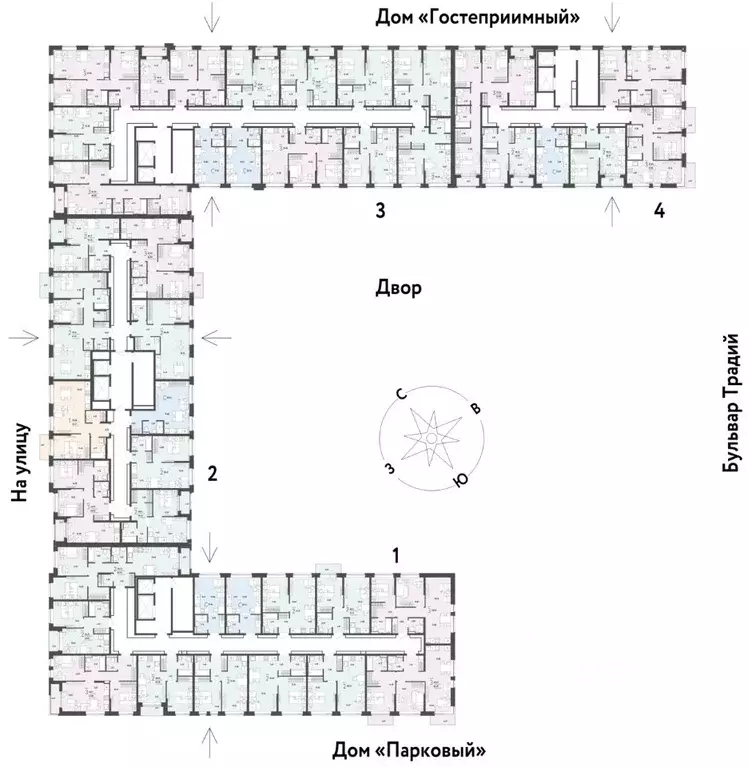 Студия Тюменская область, Тюмень ул. Новоселов, 100 (24.75 м) - Фото 1