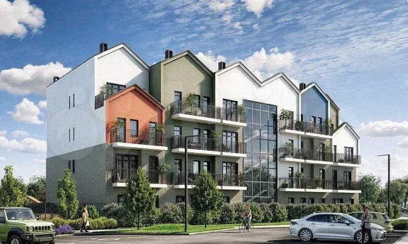1-к. квартира, 41,9 м, 2/4 эт. - Фото 1