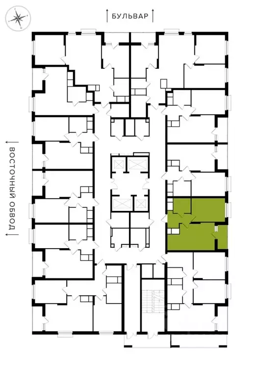 1-к кв. Тульская область, Тула  (39.62 м) - Фото 2