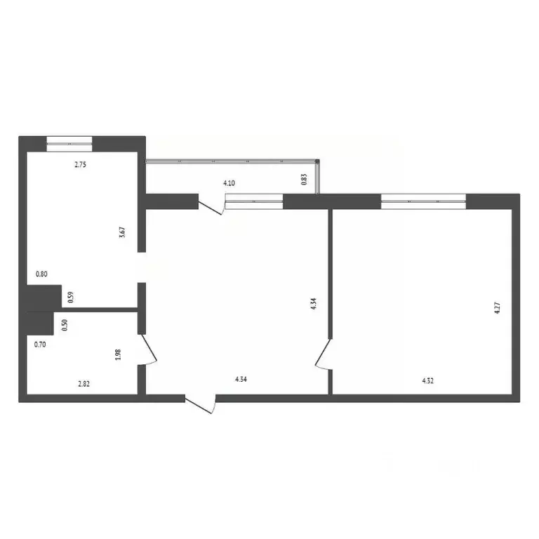 2-к кв. Красноярский край, Красноярск 9 Мая ул., 26А (52.0 м) - Фото 2