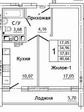 1-к кв. Смоленская область, Смоленский муниципальный округ, д. ... - Фото 0