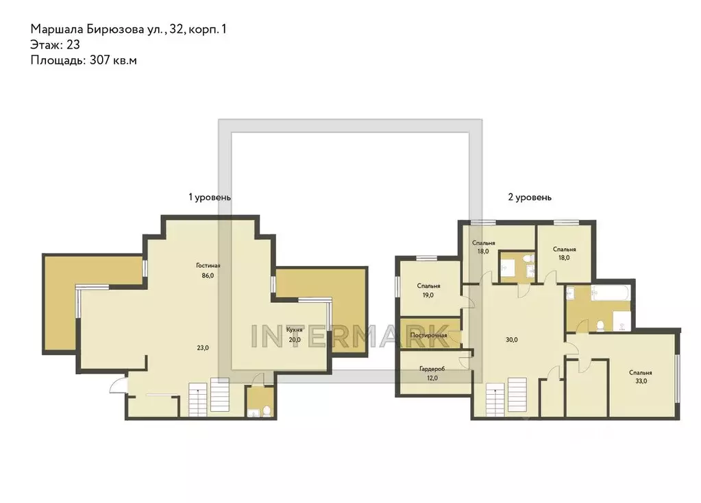 5-к кв. Москва ул. Маршала Бирюзова, 32К1 (307.0 м) - Фото 1
