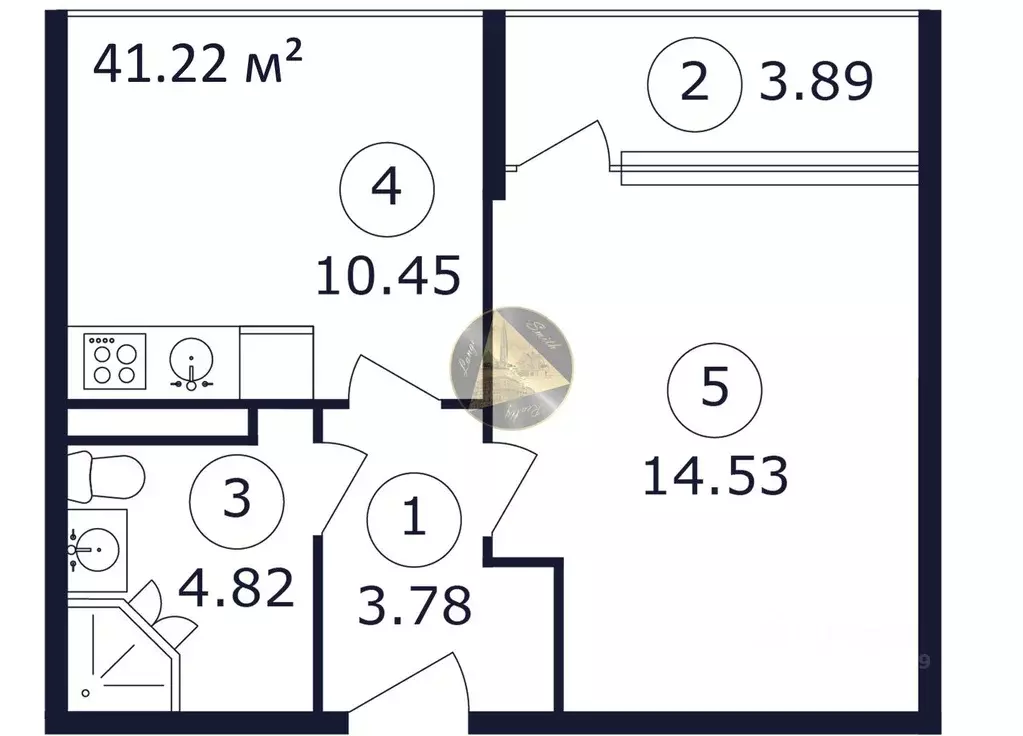 1-к кв. Крым, Феодосия муниципальный округ, Коктебель пгт ул. ... - Фото 2