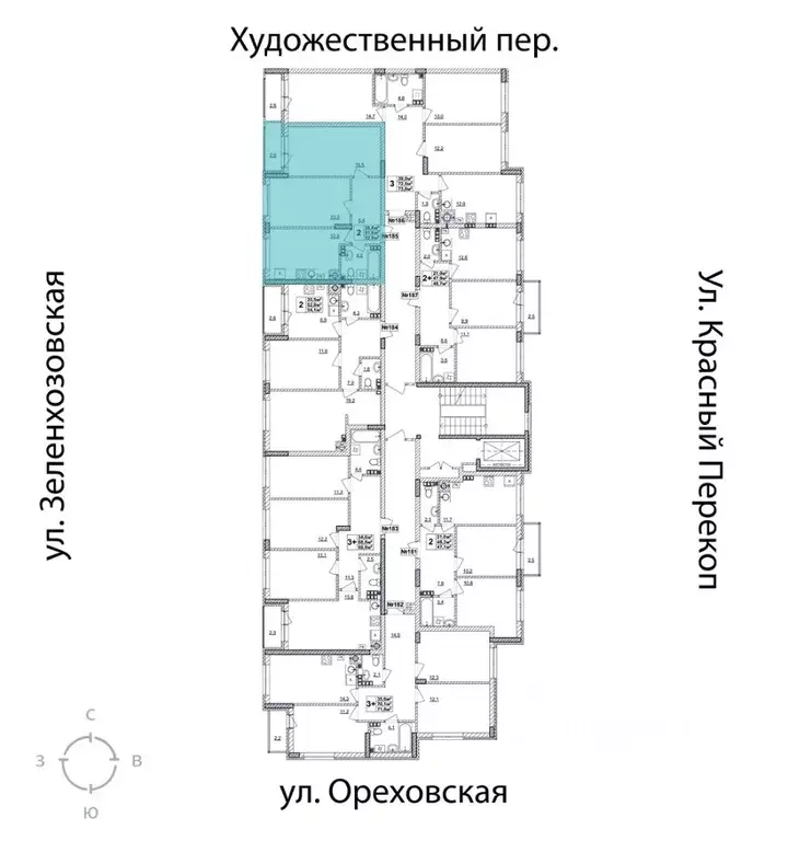 2-к кв. Нижегородская область, Нижний Новгород Смородина жилой ... - Фото 2