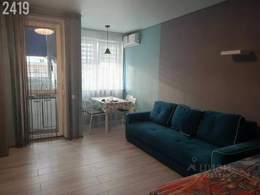 1-к кв. Краснодарский край, Краснодар ул. Адмирала Серебрякова, 3к1 ... - Фото 2