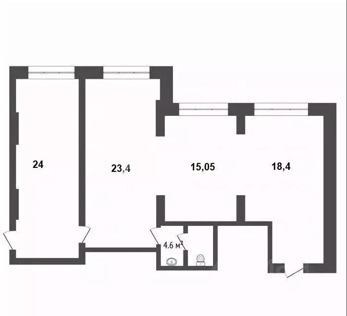 Офис в Тюменская область, Тюмень ул. Малыгина, 90 (90 м) - Фото 2