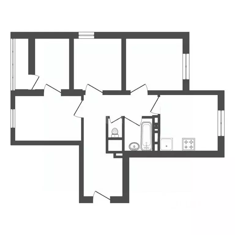 4-к кв. Башкортостан, Уфа ул. Минигали Губайдуллина, 17/3 (82.2 м) - Фото 2