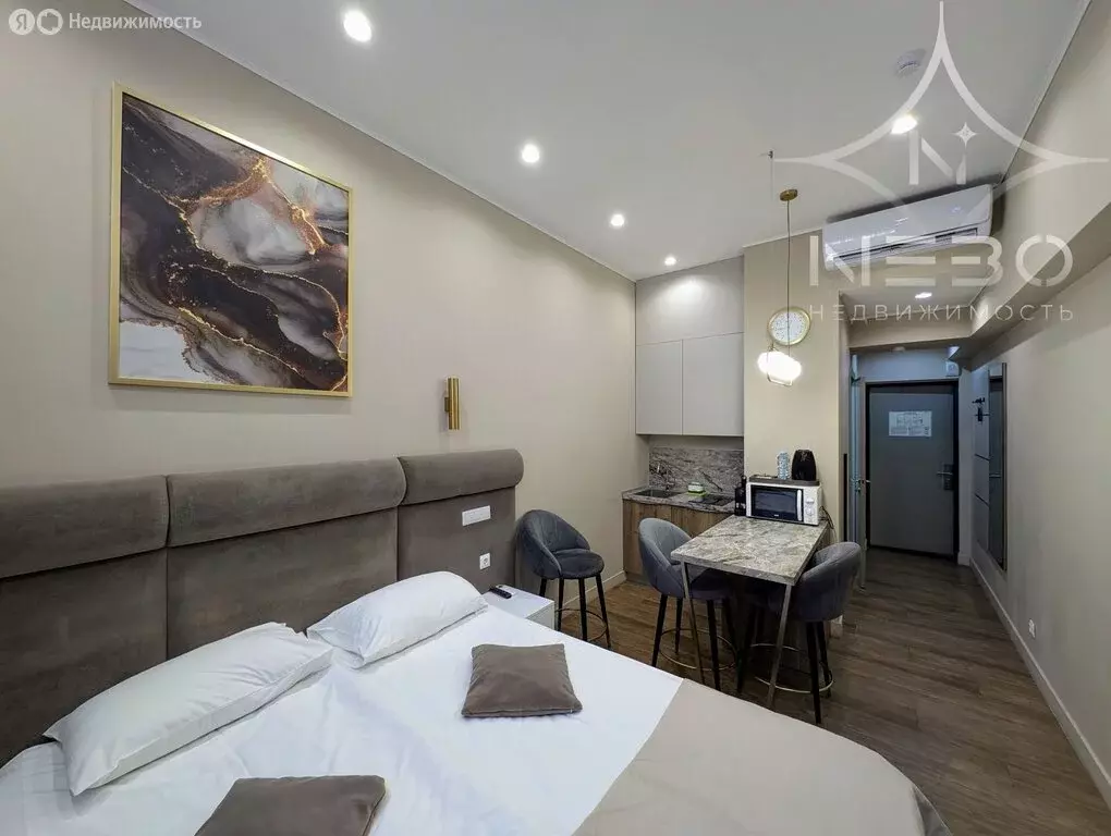 Квартира-студия: Сочи, микрорайон Центральный, Навагинская улица, 11А ... - Фото 1